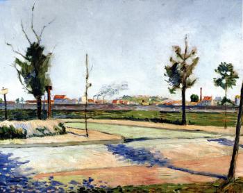 (image for) Handmade oil painting Copy paintings of famous artists Paul Signac's painting, The Road to Gennevillie